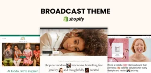 broadcast shopify theme slider navigation style